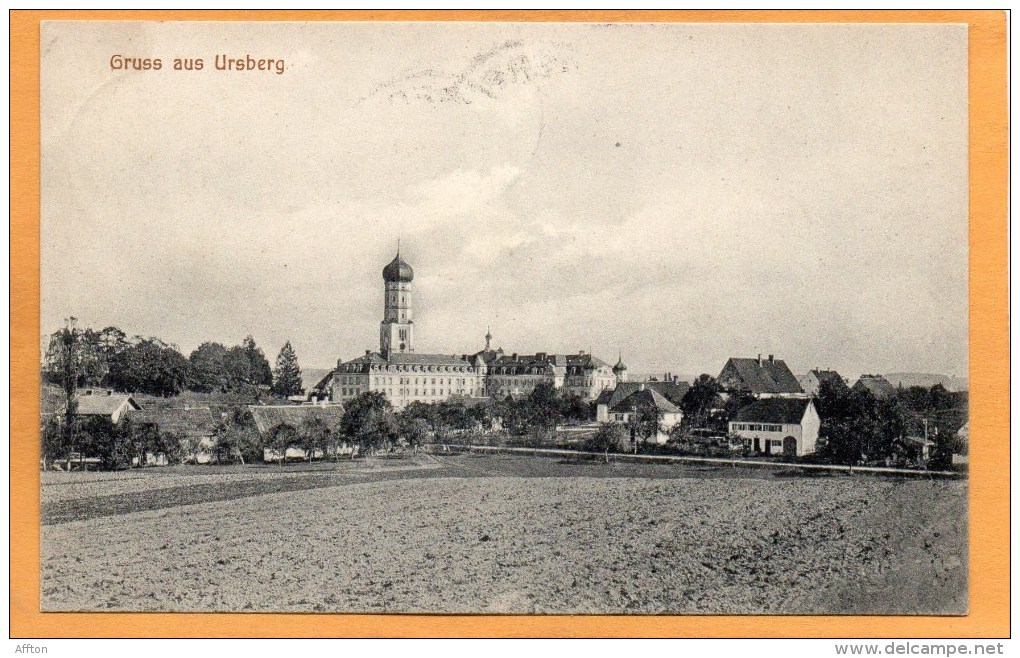 Gruss Aus Ursberg 1908 Postcard - Günzburg