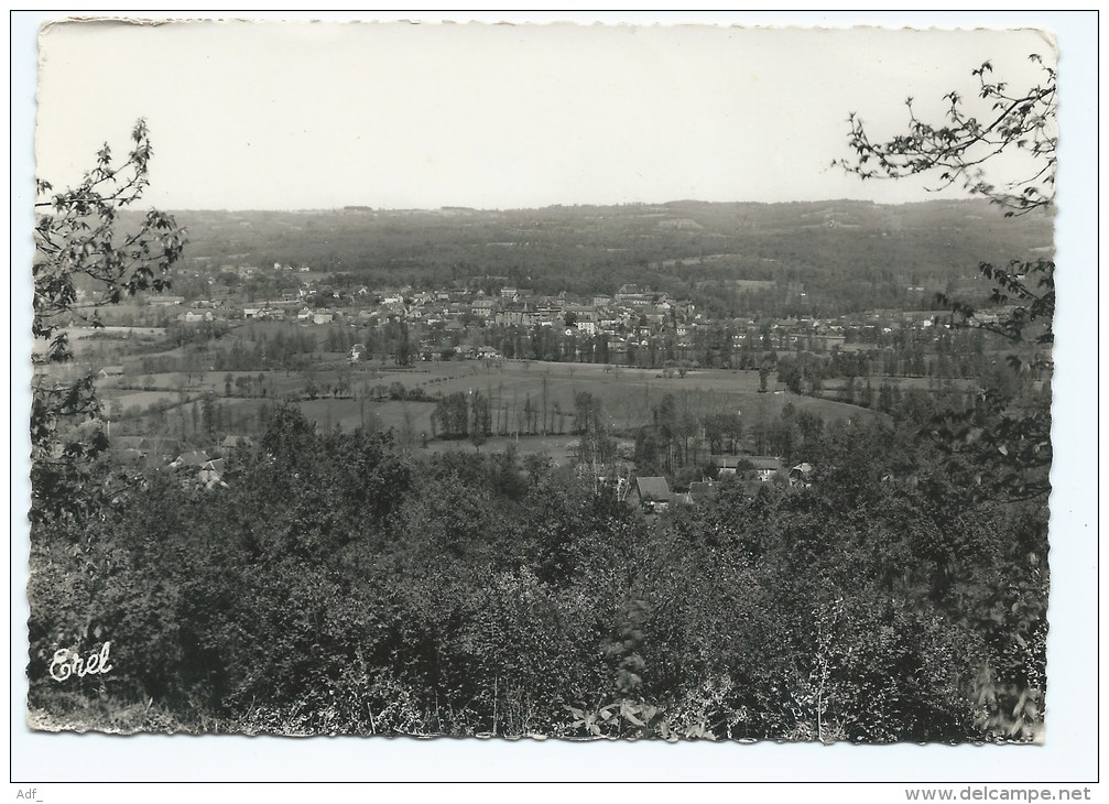 02@ CPSM LA CAPELLE, LACAPELLE MARIVAL, VUE GENERALE PRISE DU BOIS BORDET, LOT 46 - Lacapelle Marival