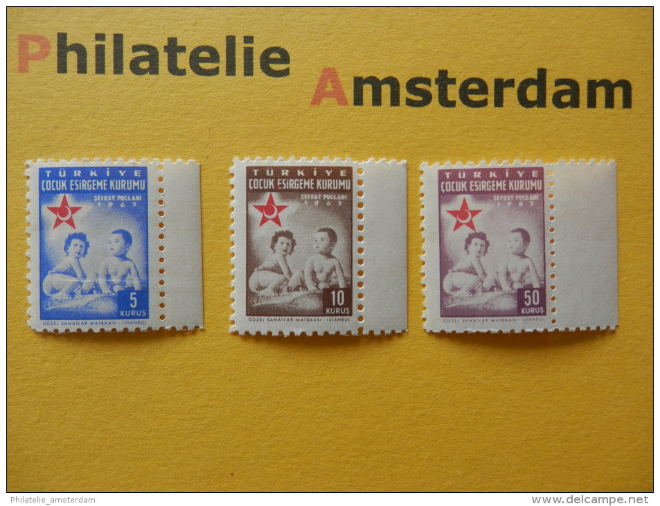 Turkey 1963, NOT ISSUED / CHILD AID KINDERHILFE BIENFAISANCE CHARITY: Mi -, ** - Wohlfahrtsmarken