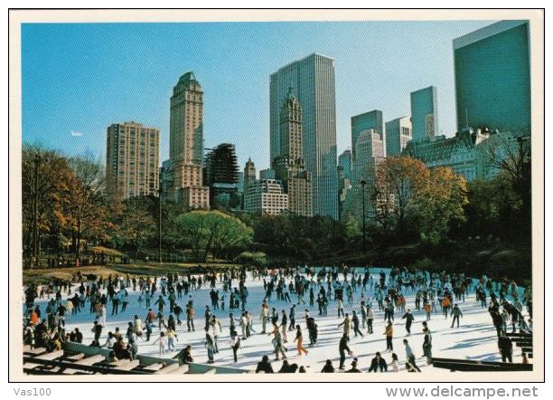 CPA NEW YORK- WOLLMAN SKATING RING, CENTRAL PARK - Central Park