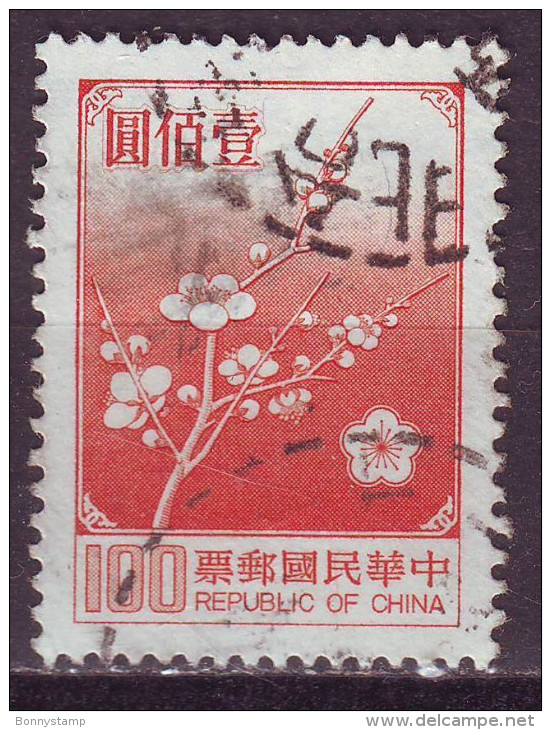 Republic Of China, 1979/92 - $100 Flowers - Nr.2156 Usato° - Gebraucht