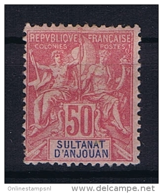 Anjouan: Yvert 11 MH/* - Unused Stamps