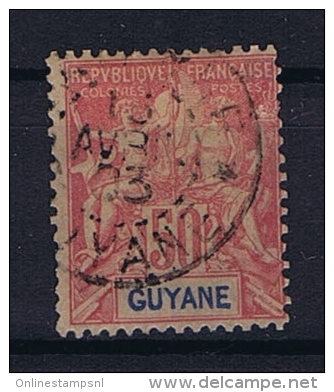 Guyane : Yvert  40 Used / Obl  Signed/signé/signiert/ Approvato - Gebruikt