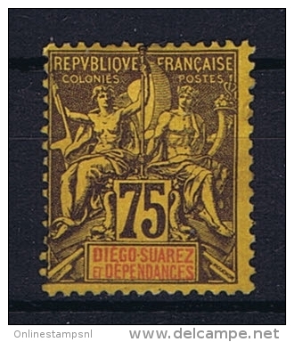 Diégo-Suarez: Yv. 36 MH/*,  Signed/signé/signiert/ Approvato - Unused Stamps