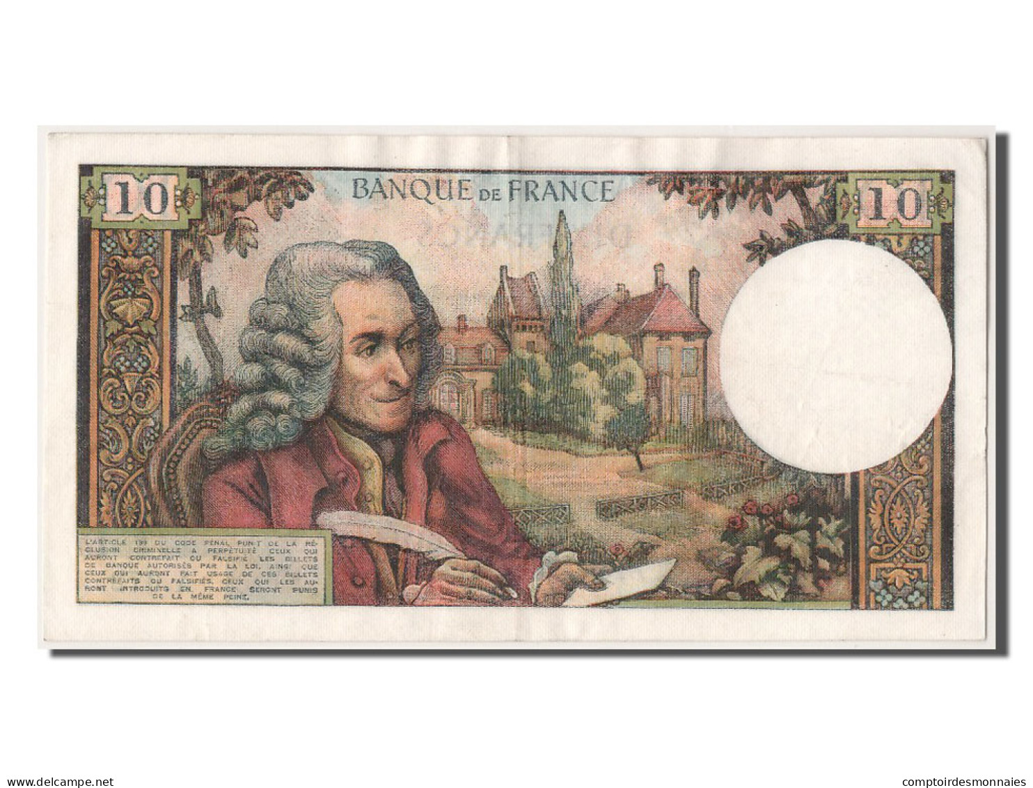 Billet, France, 10 Francs, 10 F 1963-1973 ''Voltaire'', 1967, 1967-12-07, SUP - 10 F 1963-1973 ''Voltaire''