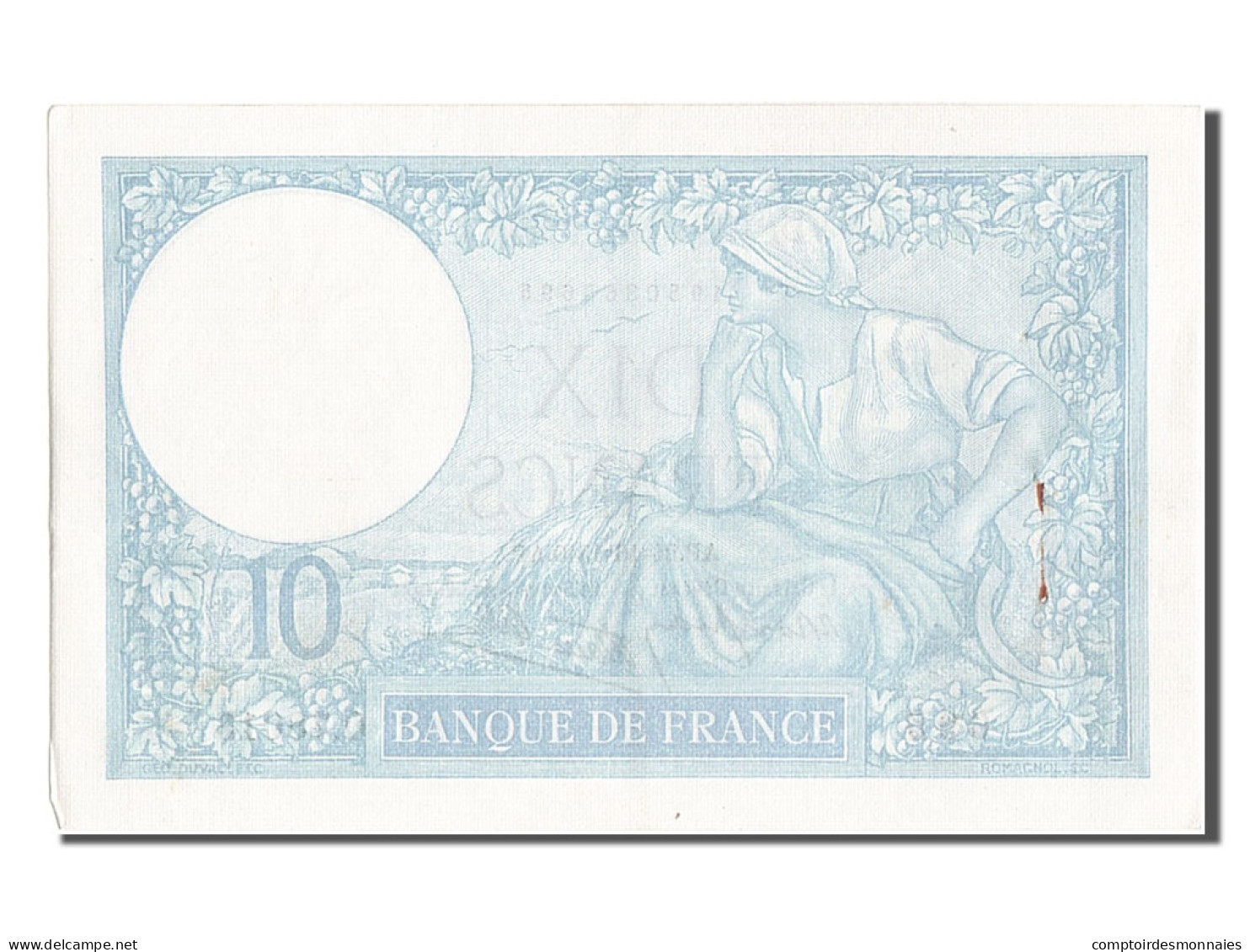 Billet, France, 10 Francs, 10 F 1916-1942 ''Minerve'', 1940, 1940-10-24, SPL - 10 F 1916-1942 ''Minerve''
