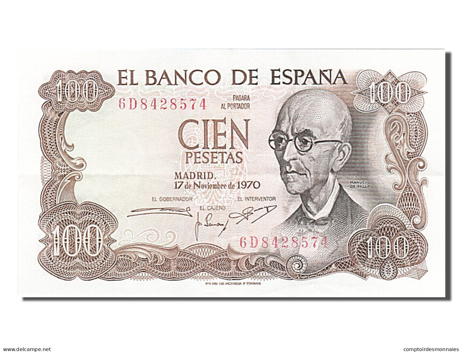 Billet, Espagne, 100 Pesetas, 1970, 1970-11-17, SUP+ - 100 Pesetas