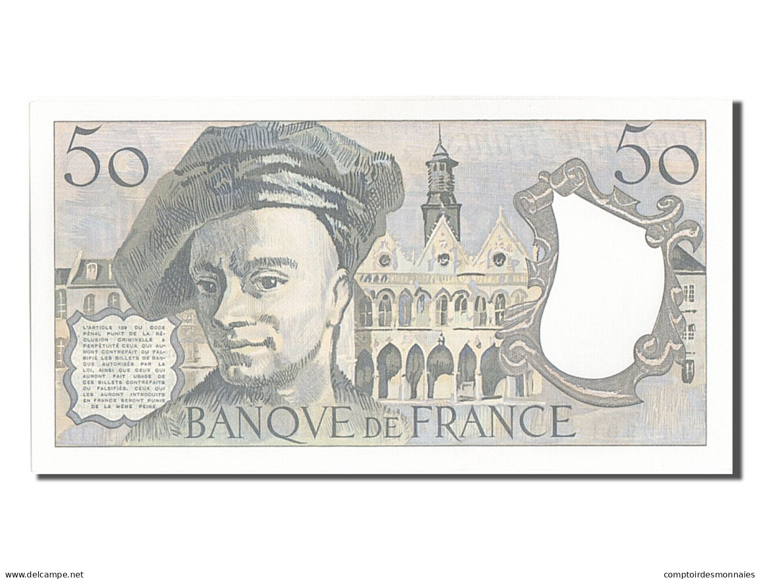 Billet, France, 50 Francs, 50 F 1976-1992 ''Quentin De La Tour'', 1978, NEUF - 50 F 1976-1992 ''quentin De La Tour''