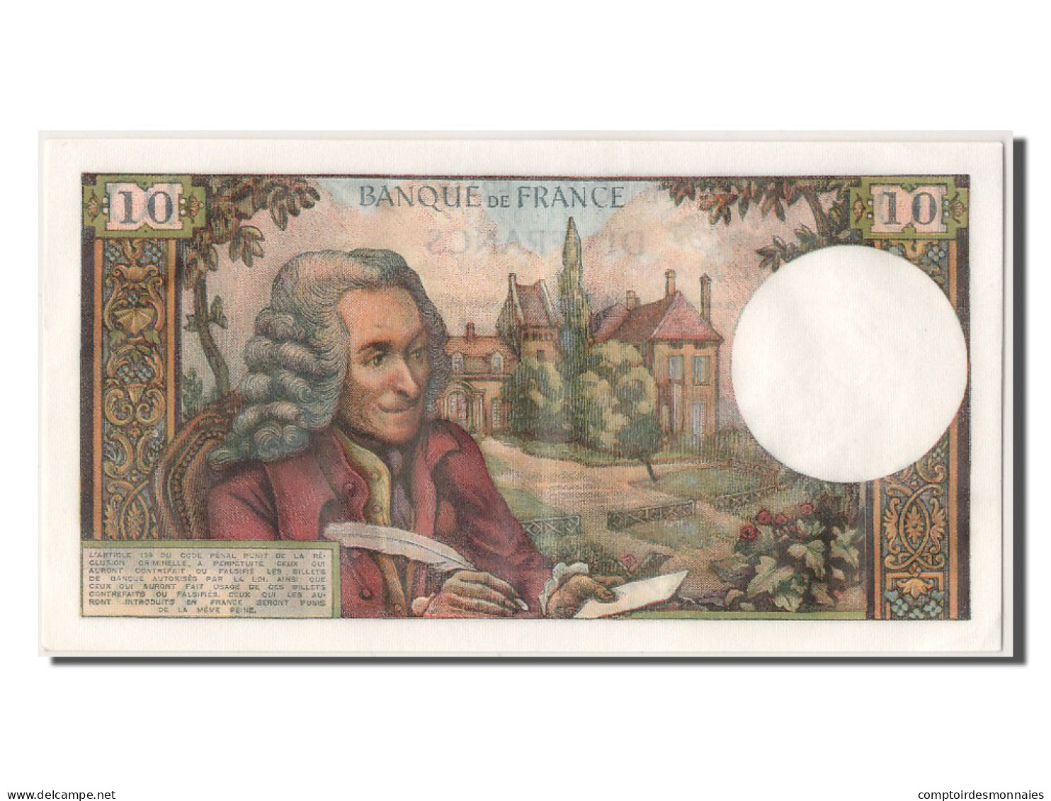 Billet, France, 10 Francs, 10 F 1963-1973 ''Voltaire'', 1967, 1967-12-07, SUP+ - 10 F 1963-1973 ''Voltaire''