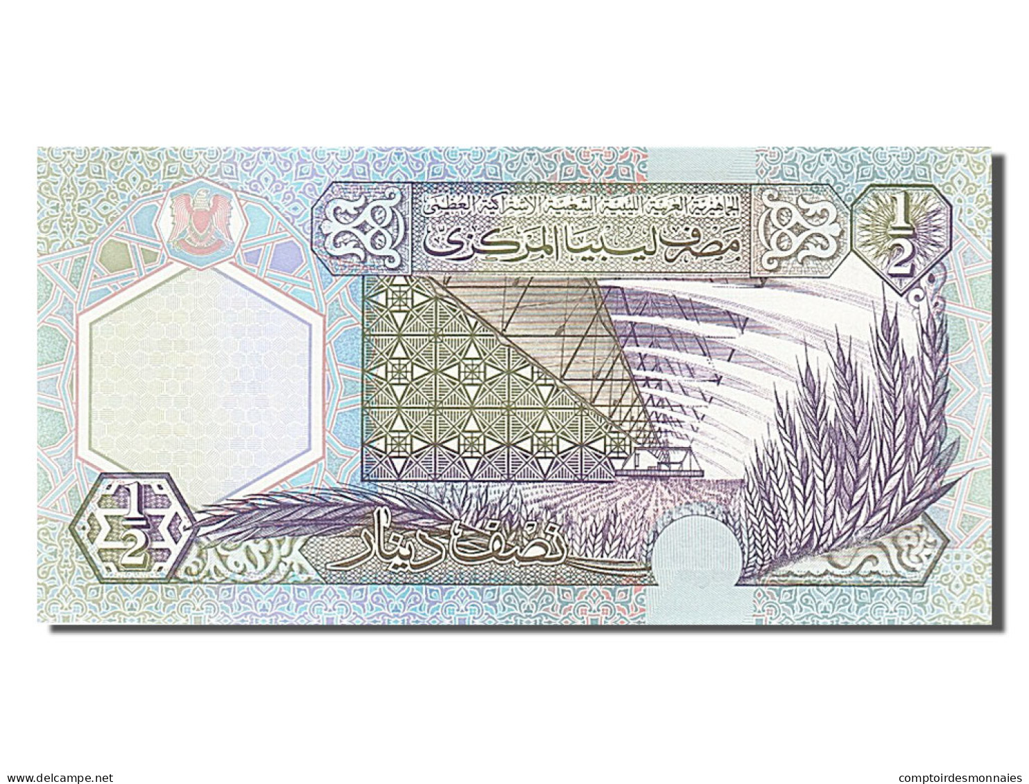 Billet, Libya, 1/2 Dinar, 2002, NEUF - Libya