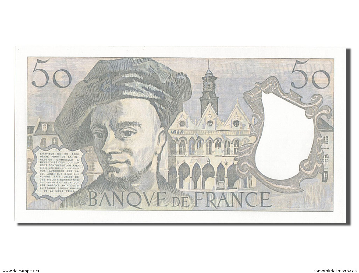 Billet, France, 50 Francs, 50 F 1976-1992 ''Quentin De La Tour'', 1978, NEUF - 50 F 1976-1992 ''quentin De La Tour''