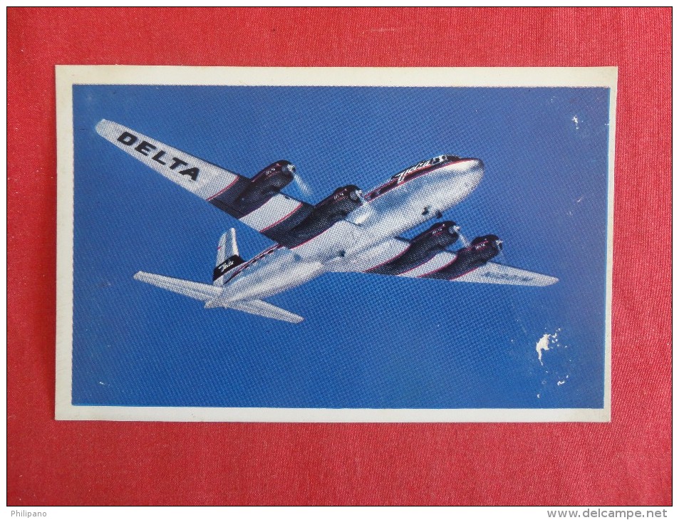 Delta DC  6  Deltaliner  Not Mailed  Right Side Paper Rub    Ref 1273 - 1946-....: Moderne