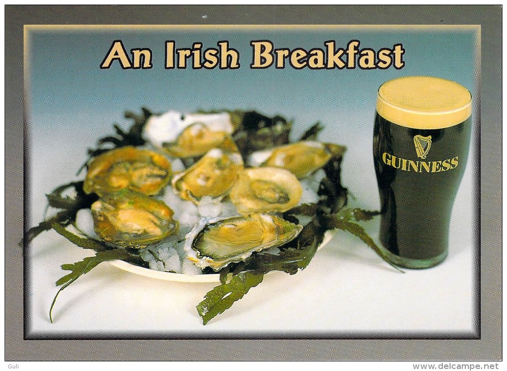 IRLANDE  Ireland   AN IRISH BREAKFAST (GUINNESS Beer Bière)  (huître Huîtres)  *PRIX FIXE - Autres & Non Classés