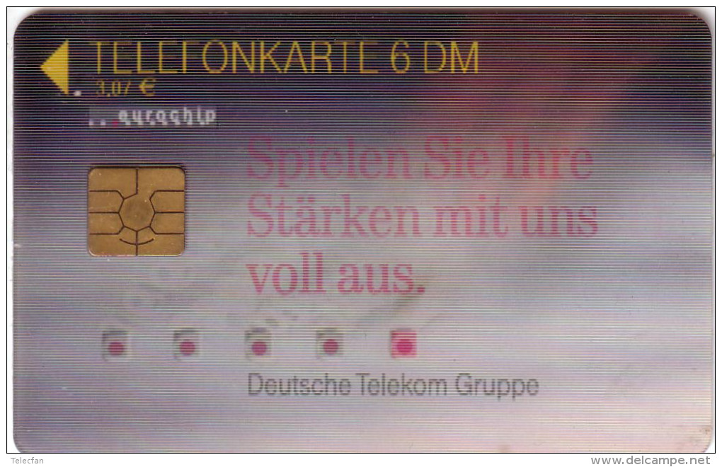ALLEMAGNE GERMANY K 0008 DETEMEDIEN DEUTSCHE TELEKOM GRUPPE 6DM MINT NEUVE NEUE - K-Series: Kundenserie