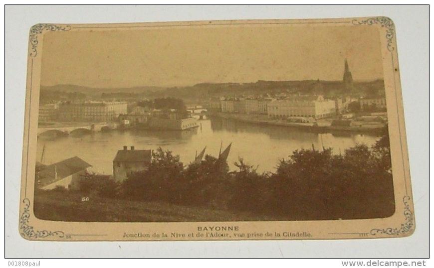 64 - Photographie - Bayonne , Jonction De La Nive Et De L'Adour , Vue Prise De La Citadelle - Autres & Non Classés