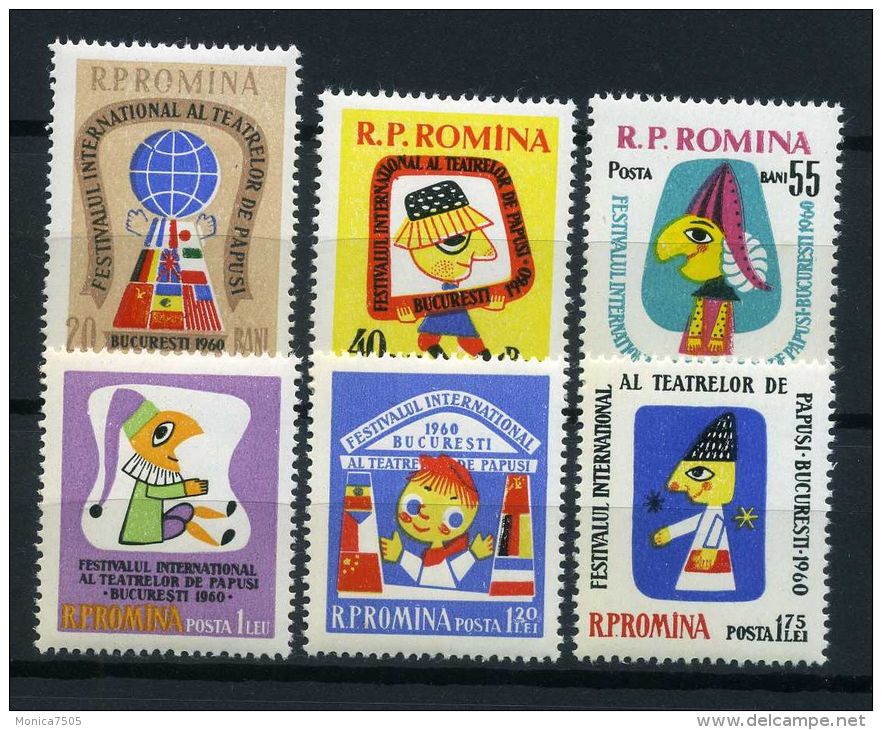 ROUMANIE   :    Y&amp;T  N°  1733/38   SERIE  COMPLETE  DE  TIMBRES  NEUFS  SANS  TRACE  DE  CHARNIERE ,    A VOIR. - Ungebraucht