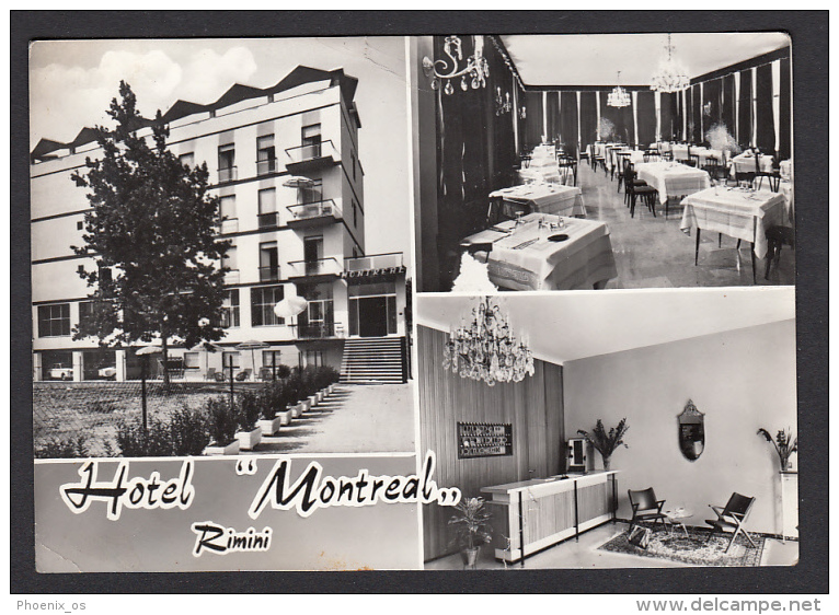 ITALY - Rimini - Hotel Montreal, Year 1963, Damage In The Lower Part - Rimini