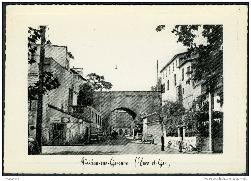 CPM  VERDUN-SUR-GARONNE - L´Entrée Du Faubourg Et Le Pont De Miégeville - Verdun Sur Garonne