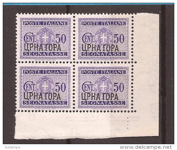 1941 6-10  PORTO  ITALIA MONTENEGRO OVERPRINT - CRNA GORA - MNH - Montenegro