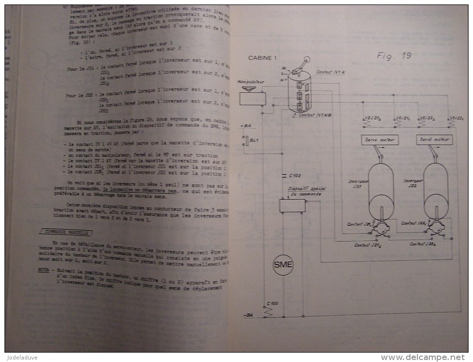 COURS D´ INITIATION LOCOMOTIVE  BB 16500 Partie Electrique Documentation SNCF 1974 Train Electrique Chemins De Fer Rail - Railway & Tramway