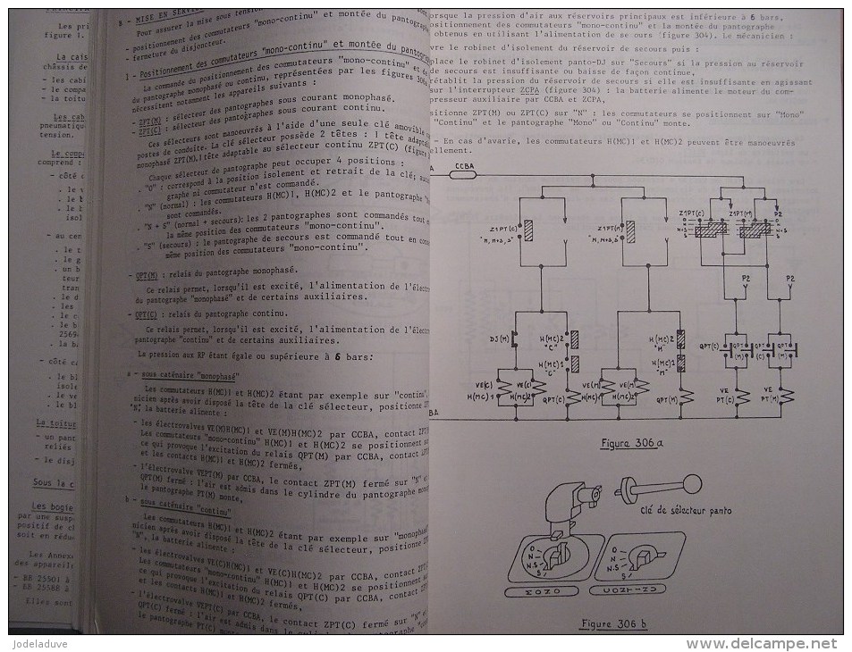 COURS D´ INITIATION LOCOMOTIVE  BB 25501 à  25694 Documentation SNCF 1986 Train Electrique Chemins De Fer Rail - Railway & Tramway