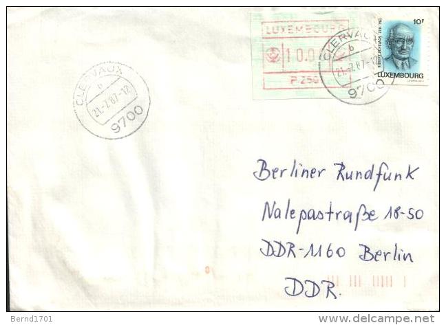 Luxemburg - Umschlag Echt Gelaufen / Cover Used (x515) - Briefe U. Dokumente