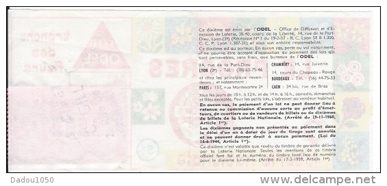 Le Progrès 1977 - Billets De Loterie