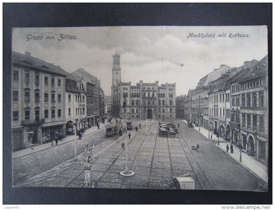 AK ZITTAU Strassenbahn 1907  ////  D*11835 - Zittau