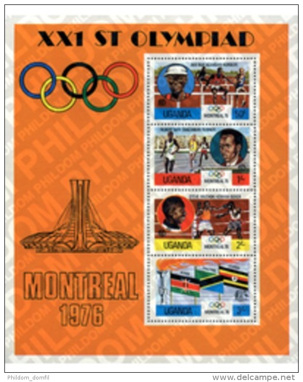 Ref. 54442 * MNH * - UGANDA. 1976. GAMES OF THE XXI OLYMPIAD. MONTREAL 1976 . 21 JUEGOS OLIMPICOS VERANO MONTREAL 1976 - Other & Unclassified