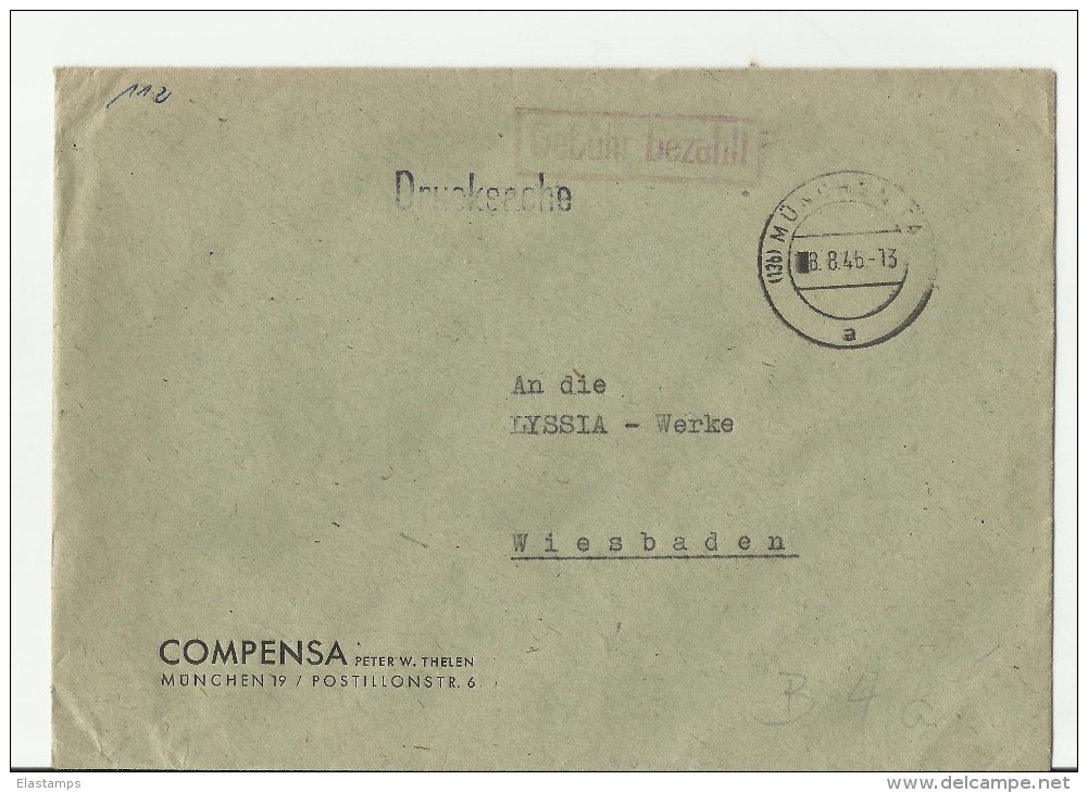 =DE CV 1946 - Lettres & Documents