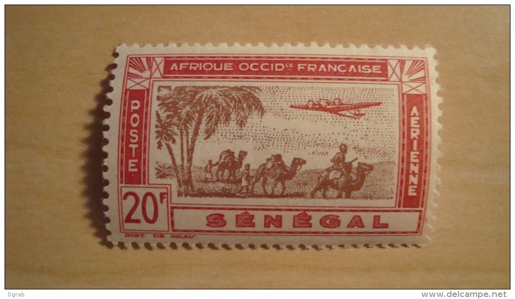 Senegal  1942  Scott #C23  MH - Luchtpost