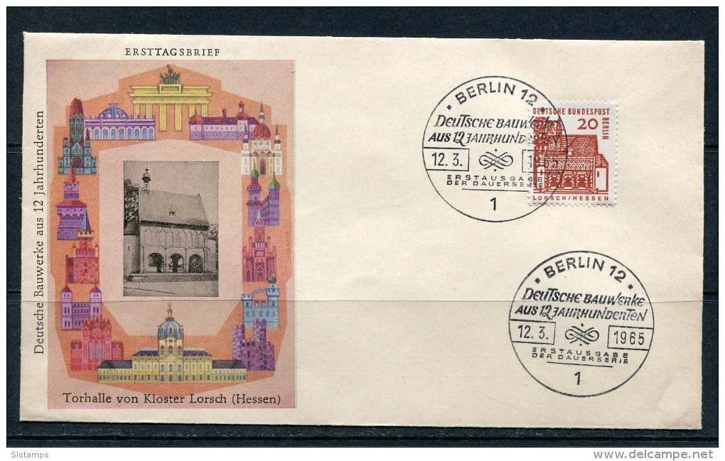 Germany Berlin 1965 Cover FDC Single Usage Special Cancel  ERSTTAGSBRIEF - Covers & Documents