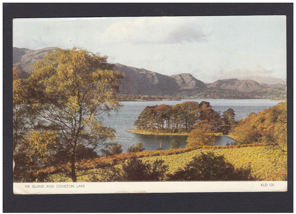 Fir Island And Coniston Lake,Cumbria,Q30. - Altri & Non Classificati