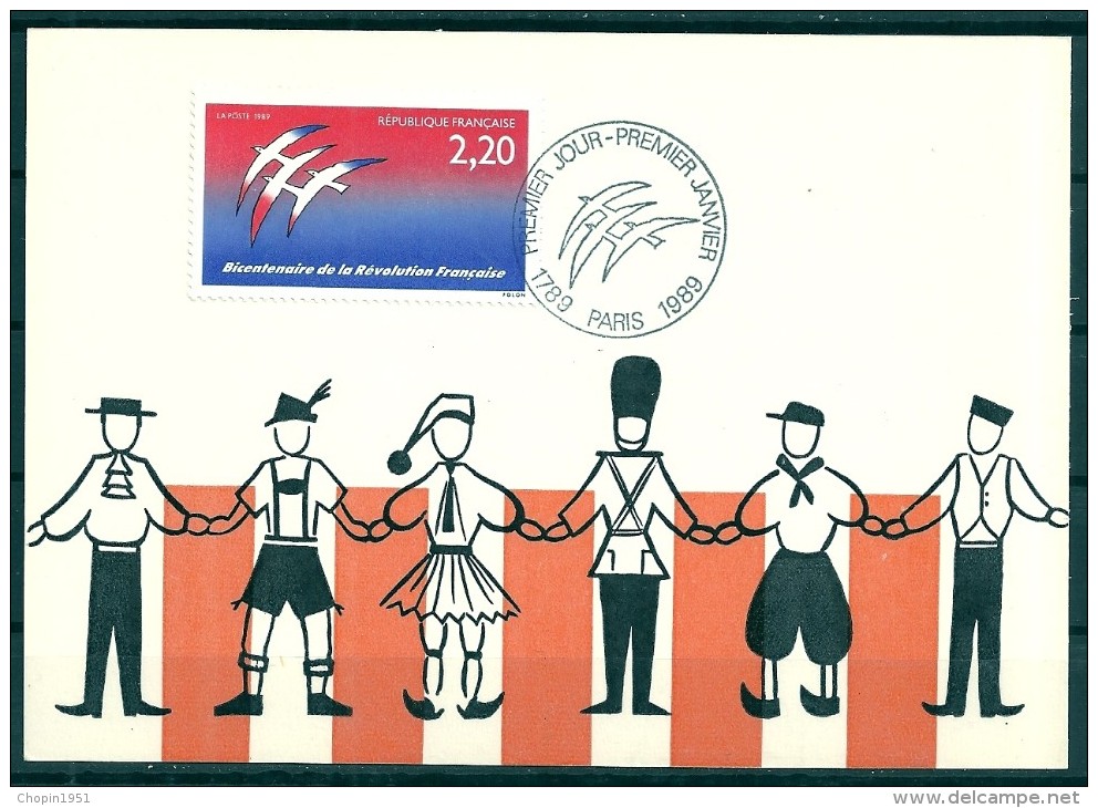 FRANCE - PJ : N° 2560 - BICENTENAIRE DE LA REVOLUTION FRANCAISE - French Revolution