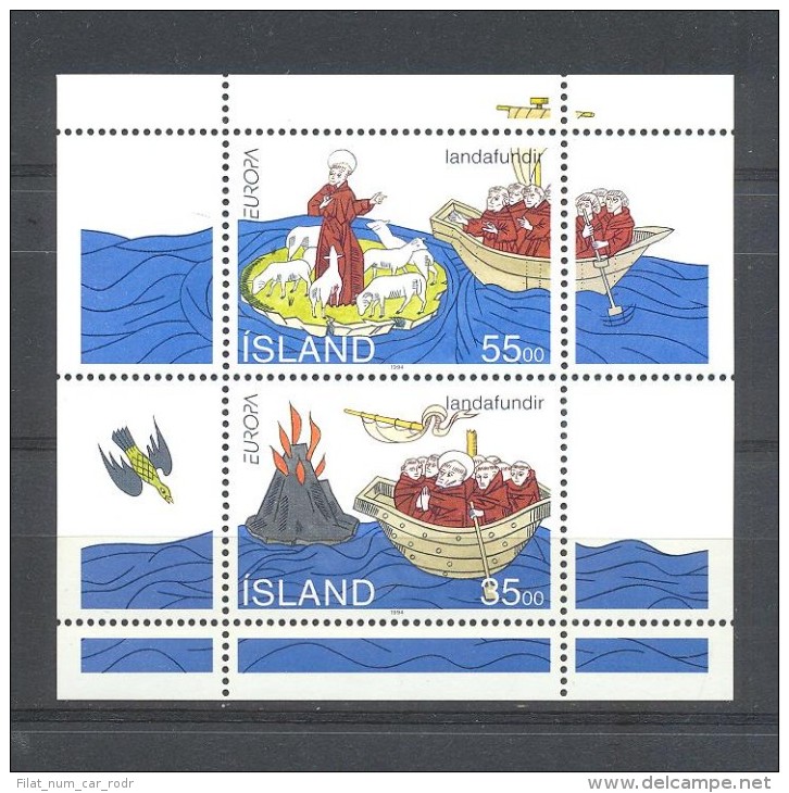 ISLANDIA H.B 15XXX AÑO 1994 - Blocs-feuillets