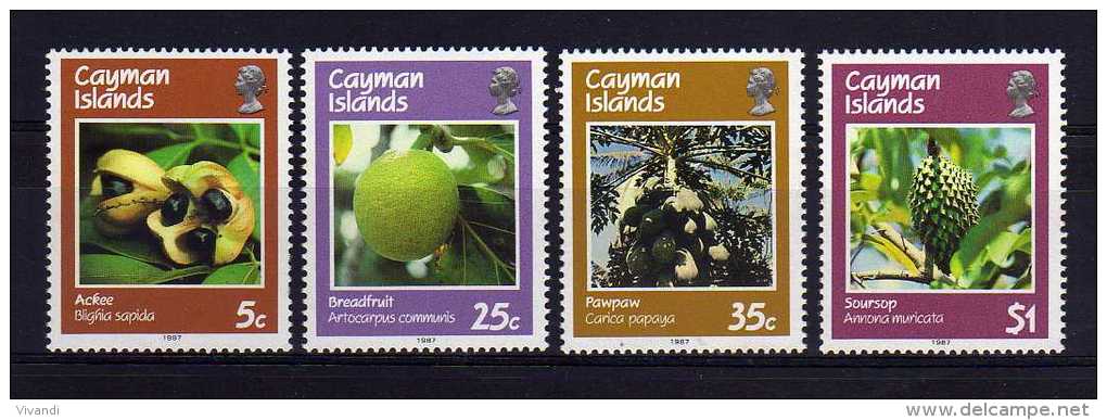 Cayman Islands - 1987 - Fruits - MNH - Iles Caïmans