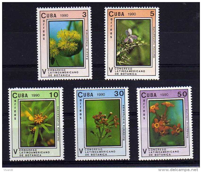 Cuba - 1990 - 5th Latin American Botanical Congress - MNH - Neufs