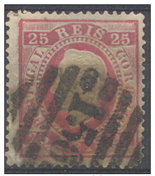 B190-PORTUGAL-  N°35   MU  GEST  T=13½ - ...-1853 Prefilatelia