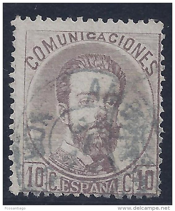 ESPAÑA 1872 - Edifil #120 Matasello Ambulante - VFU - Gebruikt