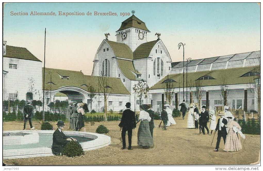 EXPOSITION UNIVERSELLE DE 1910 A BRUXELLES : Section Allemande - Expositions Universelles