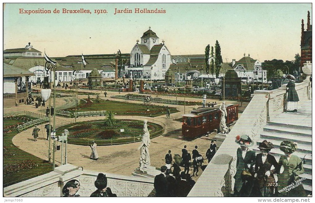 EXPOSITION UNIVERSELLE DE 1910 A BRUXELLES : Jardin Hollandais - Mostre Universali