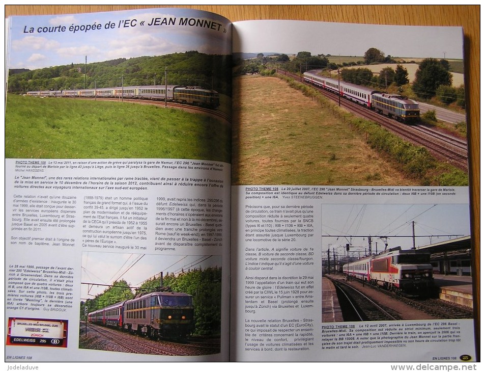 EN LIGNES Revue Ferroviaire N° 108 PFT Ostende OSR Désiro Haren SNCB NMBS Chemins Fer Train Locomotive Autorail Rail - Railway & Tramway