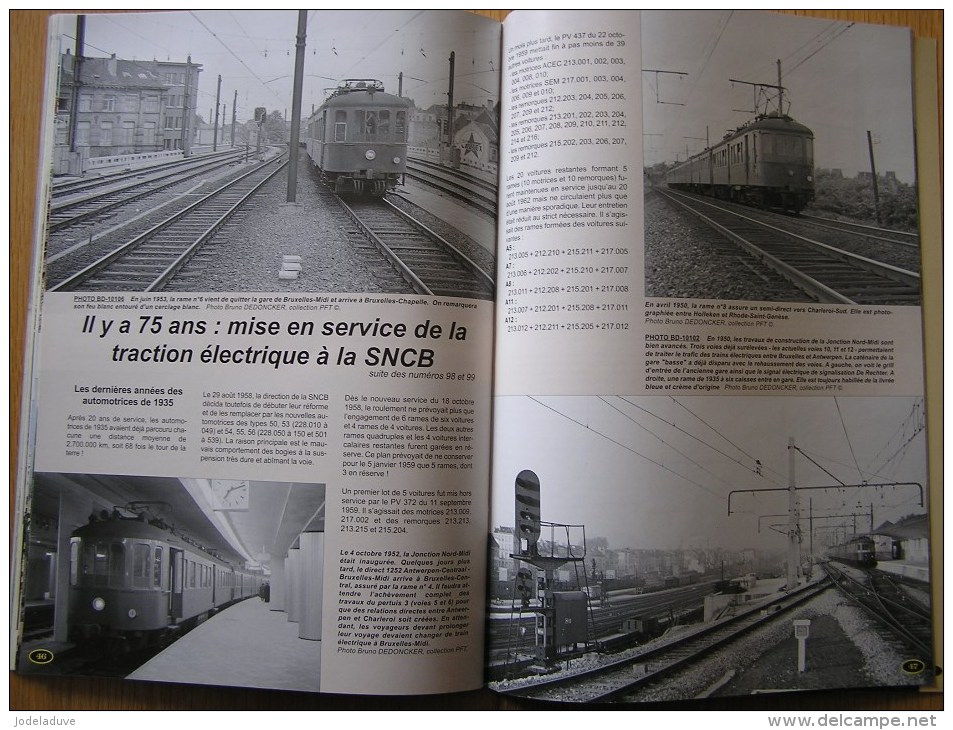 EN LIGNES Revue Ferroviaire N° 101 800 CFL Brochet Traction Electrique SNCB NMBS Chemins Fer Train Autorail Rail - Railway & Tramway