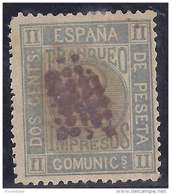 ESPAÑA 1872 - Edifil #116 - VFU - Oblitérés