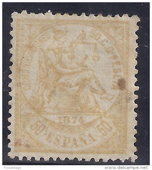ESPAÑA 1874 - Edifil #149 Sin Goma (*) Punto De óxido - Unused Stamps