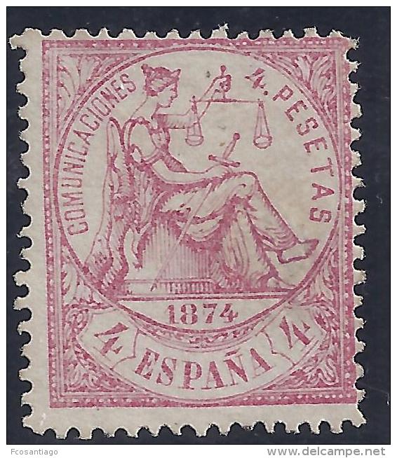 ESPAÑA 1874 - Edifil #151 - MLH * - Unused Stamps