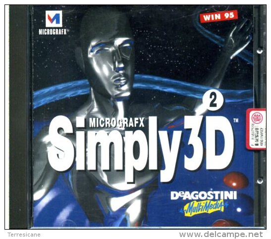 CD MICROGRAFX SIMPLY 3D 2 DE AGOSTINI WIN - CD