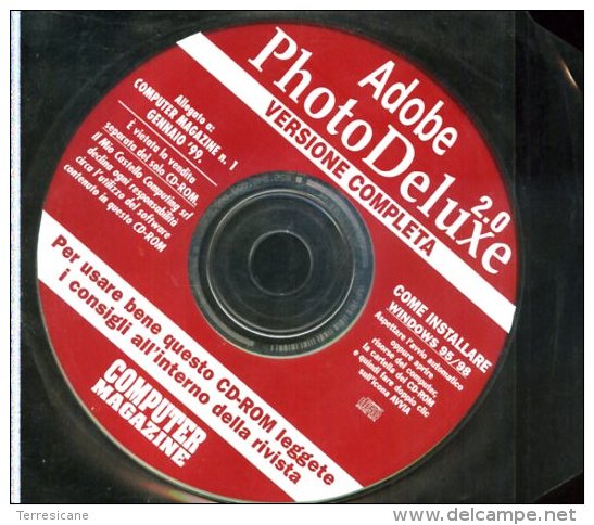 CD ADOBE PHOTODELUXE 2.0 VERSIONE COMPLETA WINDOWS - CD