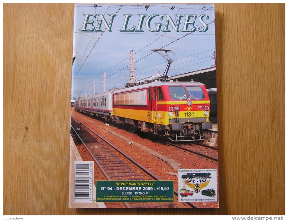 EN LIGNES Revue Ferroviaire N° 94 Antwerpen Dam  Anvers Le Pont Duffel SNCB NMBS Chemins Fer Train Autorail Rail - Bahnwesen & Tramways