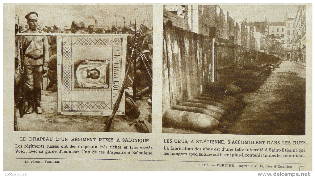 LE MIROIR N° 145 / 03-09-1916 REIMS DOUBNO NIEUPORT ARMEMENT SALONIQUE SOMME GORIZIA SAINT-ÉTIENNE AVIATEUR BONNIER